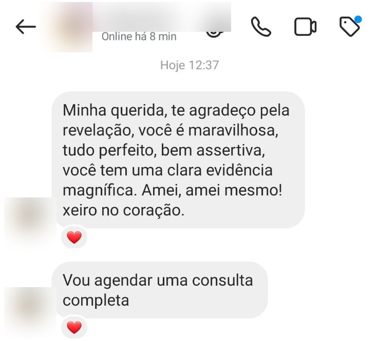 Depoimento real de cliente