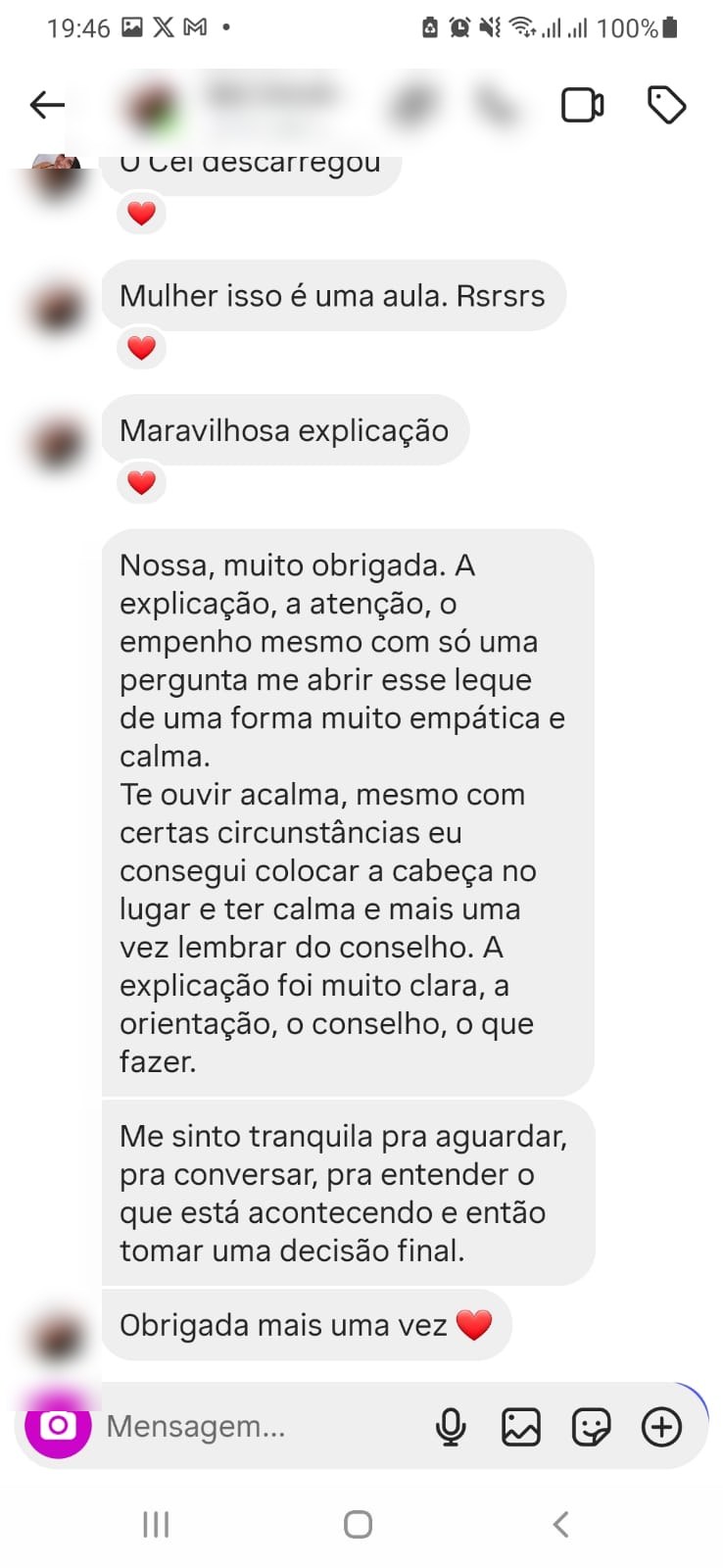 Depoimento real de cliente